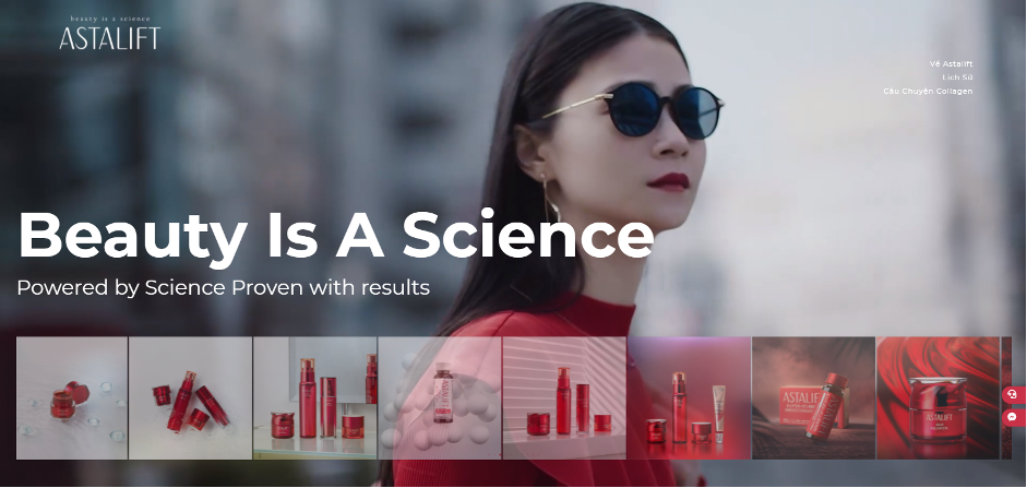 Fujifilm và câu chuyện thương hiệu Astalift